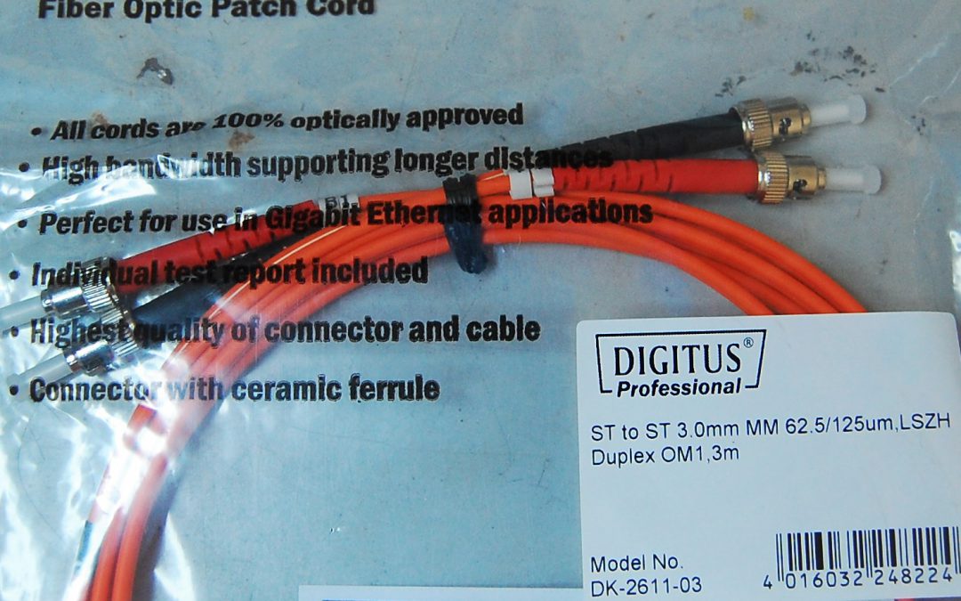 FOR SALE: Digitus ST-ST fiberoptic cable DK-2611-03 NEW